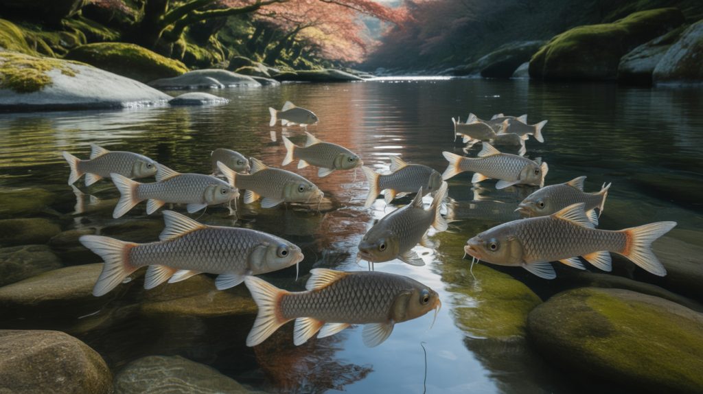鮎はなぜ縄張りを持つのか？